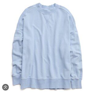 Woman's Aerie Oversized Pullover Light Blue Size XS
